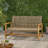 Outdoor Wood With Handmade Seat Natural + Grey And Back-871771451