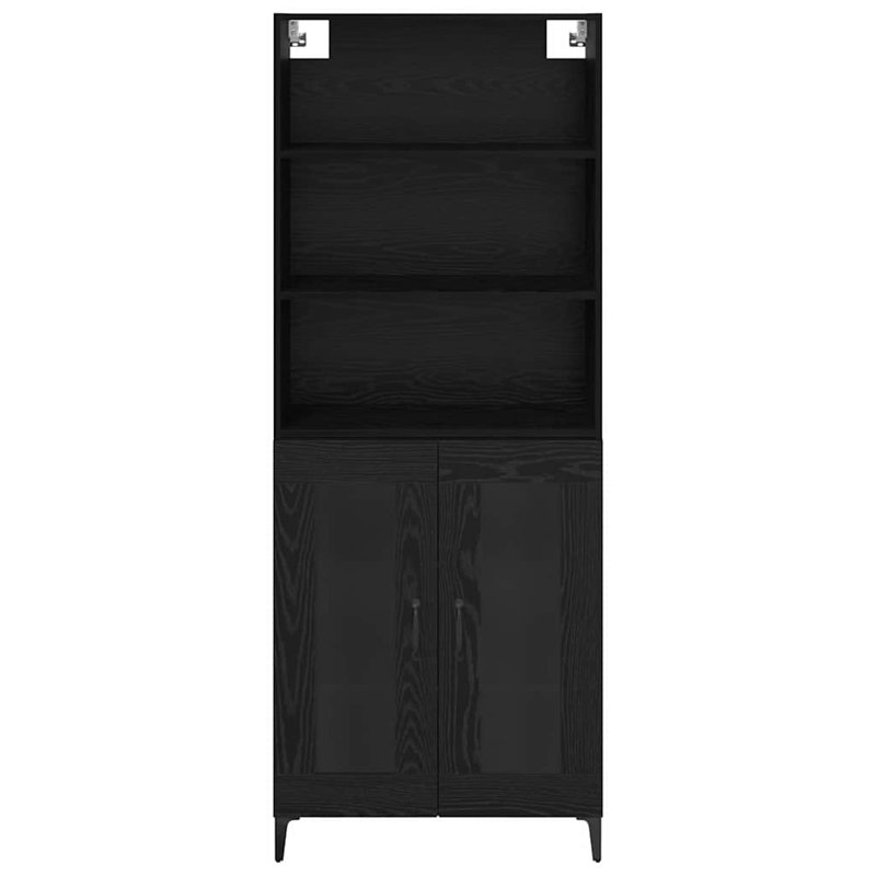 69.5cm Sideboard, Black Oak