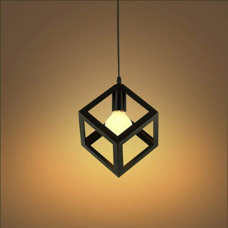 3 - Light Black Geometric Pendant