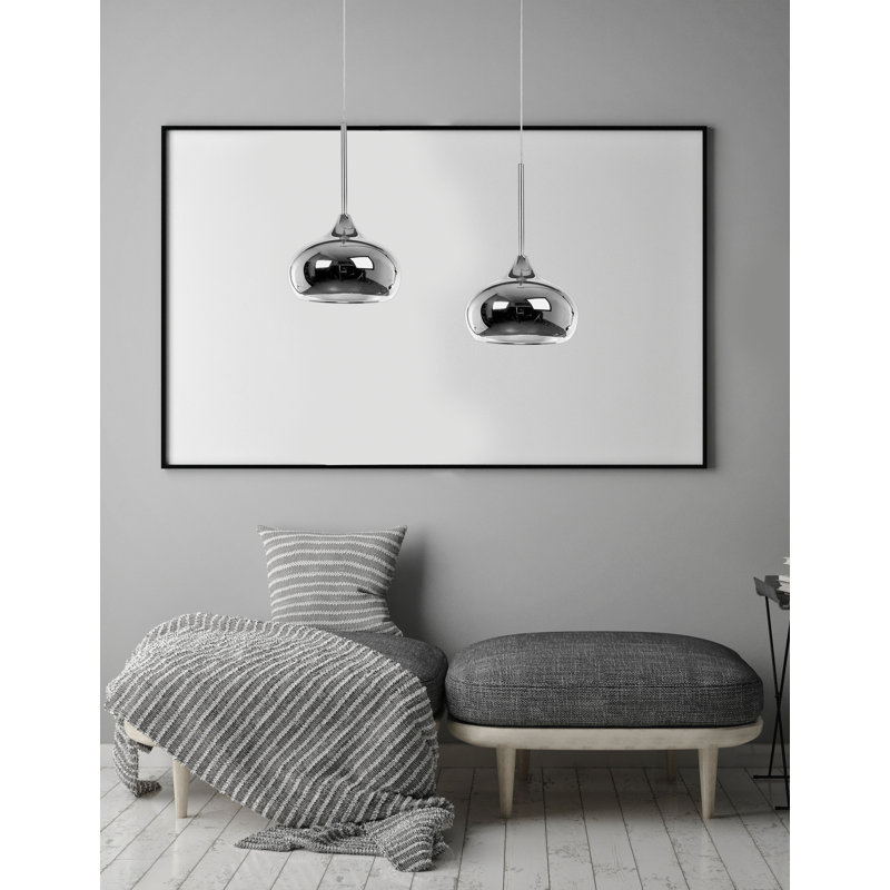 Cioto 1 - Light Chrome Dome Pendant
