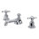 Edwardian Widespread Lavatory Faucet With Low Spout