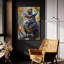 «Purple Owl With Waistcoat And Tie» par Momart, art mural en verre acrylique-359580903