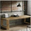 Bureau spacieux, bureau d'ordinateur, table de conférence, poste de travail double