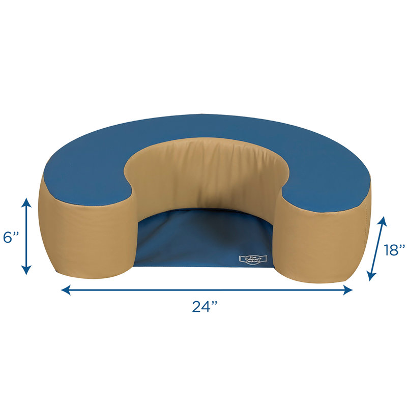 Siège de fantaisie pour enfants, Bleu / amande