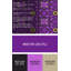Tapis violet/jaune à motif-334897868