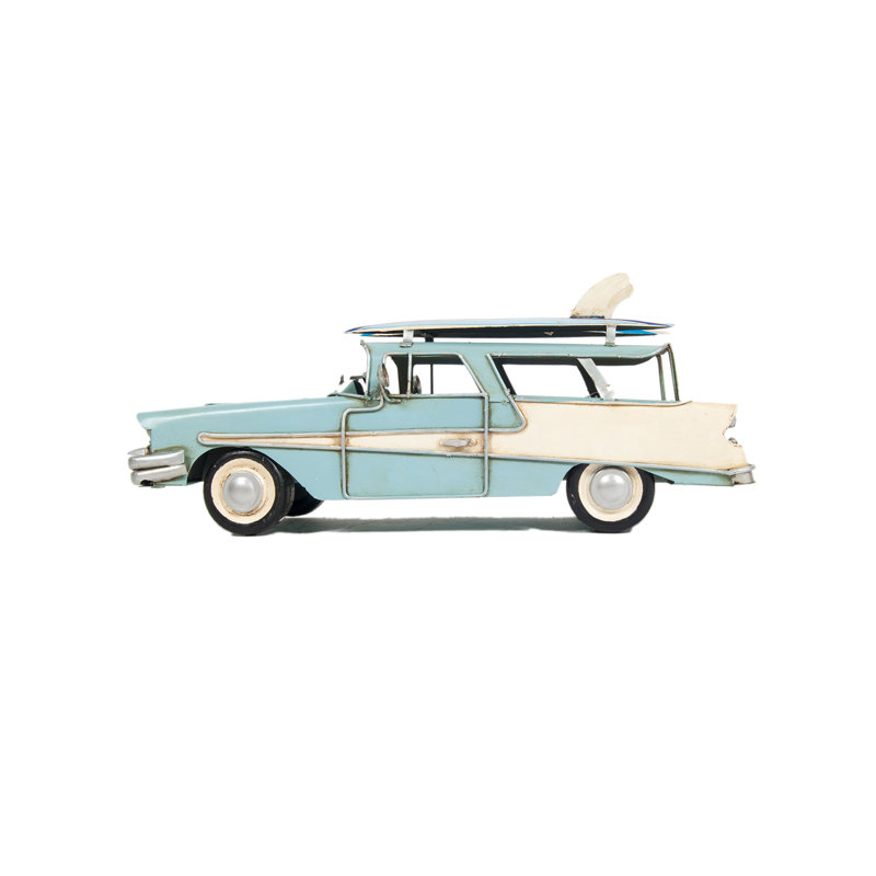 Hitterdal 1957 Ford Country Squire Station Wagon, Bleu