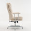 Chaise de bureau ergonomique en suède, dossier réglable, pour bureau à domicile-142158059