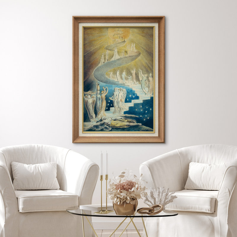 «Heavenly Ascent and Golden Path», œuvre spirituelle, photos de vision après-vie spirituelle, impression sur toile encadrée