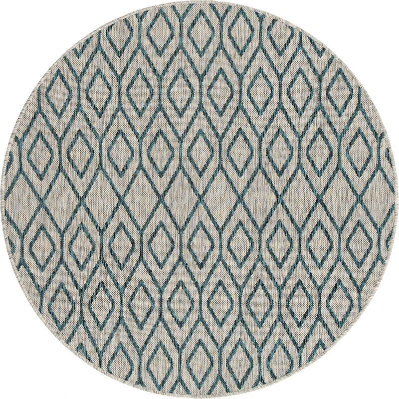 Tapis d'extérieur Destiny, Rond 4 pi