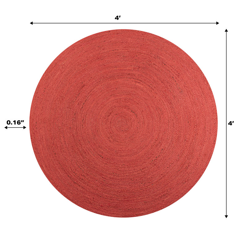 Tapis rond en jute Keddy, Rond 4 pi