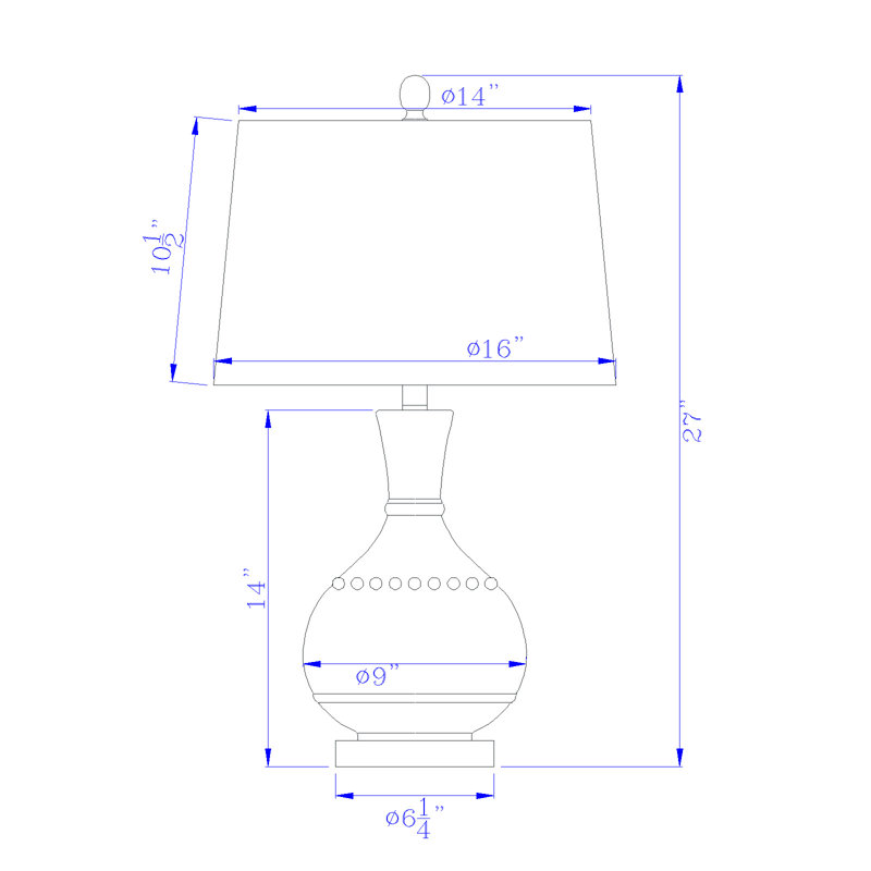 Frierson Glass Table Lamp
