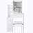 Ray Cabinet Vanity Table with Padded Stool-184102690