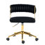 Pia Ricco Velvet Task Chair-481248886