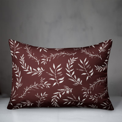 Floral Outdoor Reversible Throw Pillow