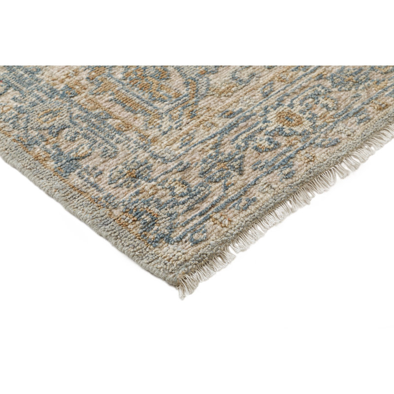 Hand Knotted Wool Vega Rug, Runner 2'6" x 8'