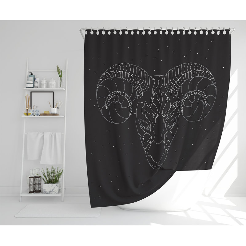 Isamary Polyester Shower Curtain Set
