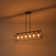 6 - Light Linear Geometric Rectangle Island Chandelier