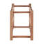ARLA Solid Wood Farmhouse Wine Bottle Rack Brown