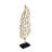 Frondo Tall Gold Leaf Sculpture On Marble Base