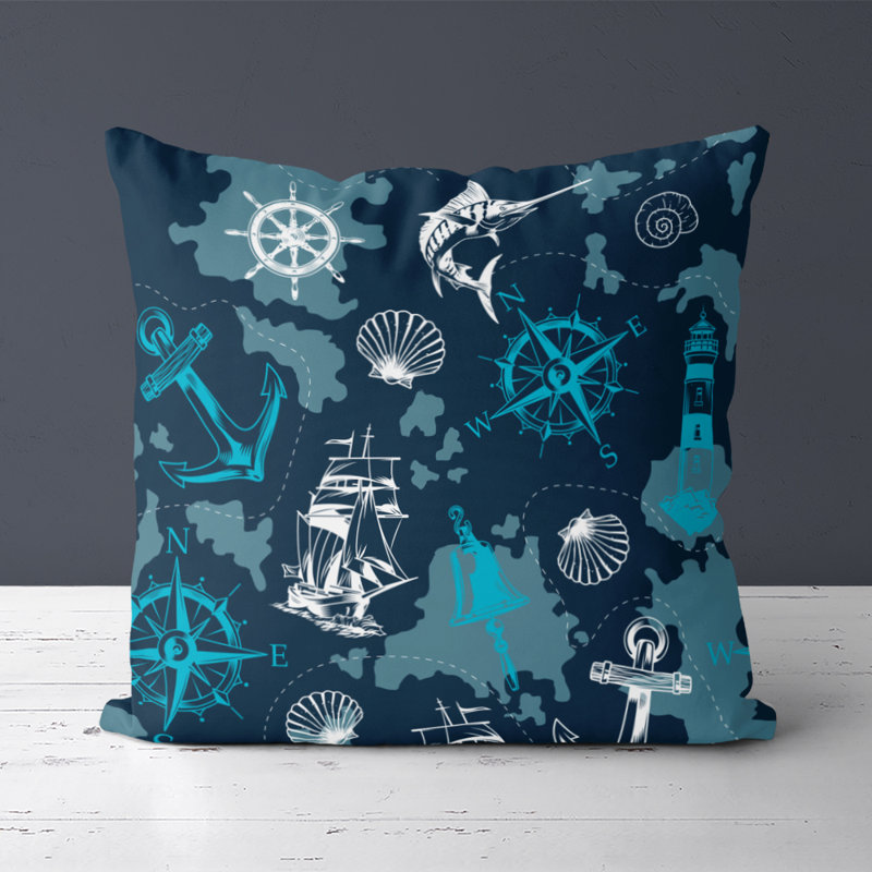 Housse de coussin carrée Pasko LET’S Adventure