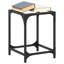 Table basse vidaXL verre Bois d'ingénierie, acier, verre-810674041-810674043