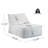 Perry Outdoor Bean Bag Lounge Chair, Light Gray-1452963919