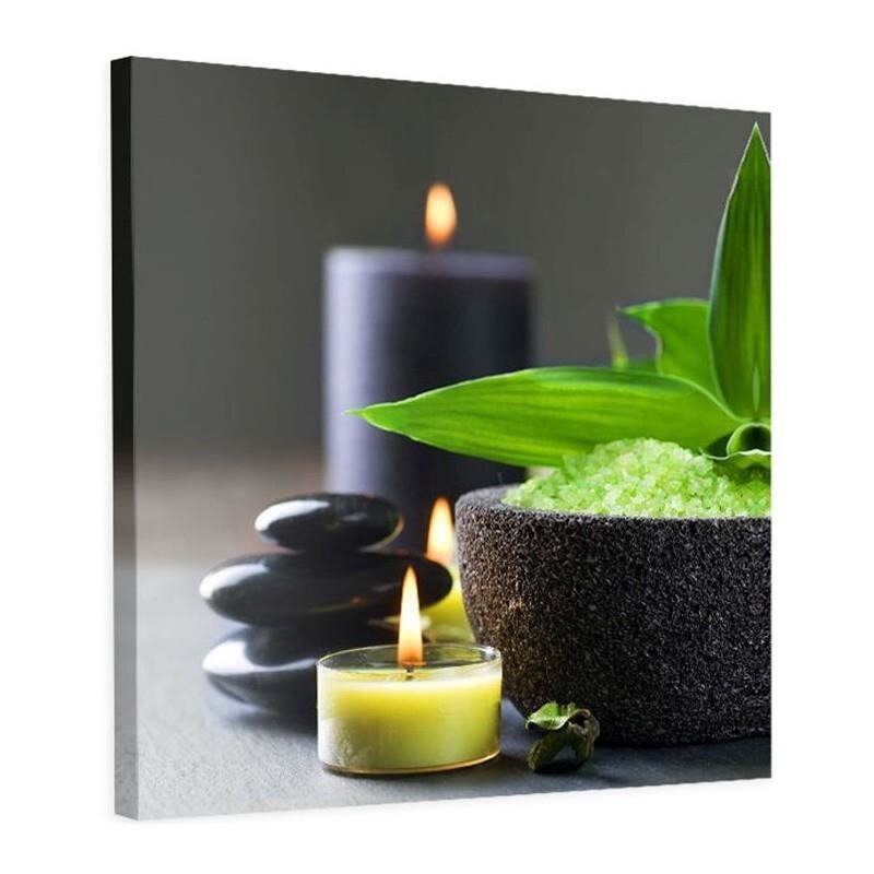 Leinwandbild Candles Zen