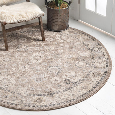 Kalf Abstract Beige Area Rug