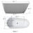 Freestanding Soaking Acrylic Bathtub-84354361-85605697