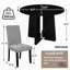 5-Piece Round Dining Table set-2096908700