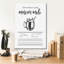  «Moscow Mule», art mural sur toile avec lettres et lignes, 18 po x 26 po