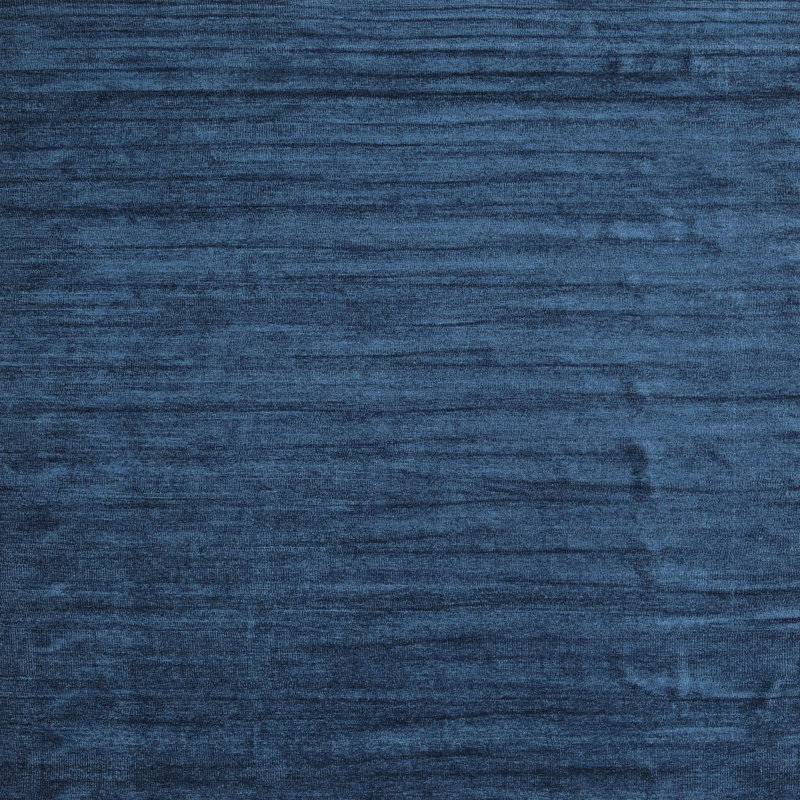 Tapis contemporain bleu, Carré 7 pi