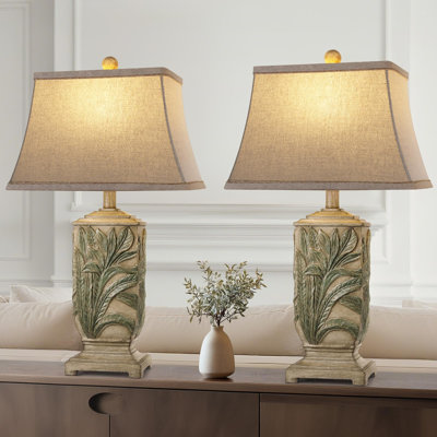 25" Vintage Table Lamps Set of 2