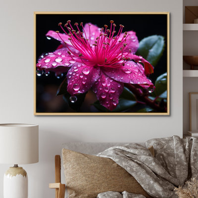" Fuschia Vivacious Flowers I "