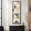 Toile abstraite encadrée, reproduction minimaliste neutre pour décoration murale moderne-118765672-118765671