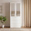 Modern 2 Door 3 Drawer Mirrored Wardrobe for Bedroom Storage & Organisation-1161397127