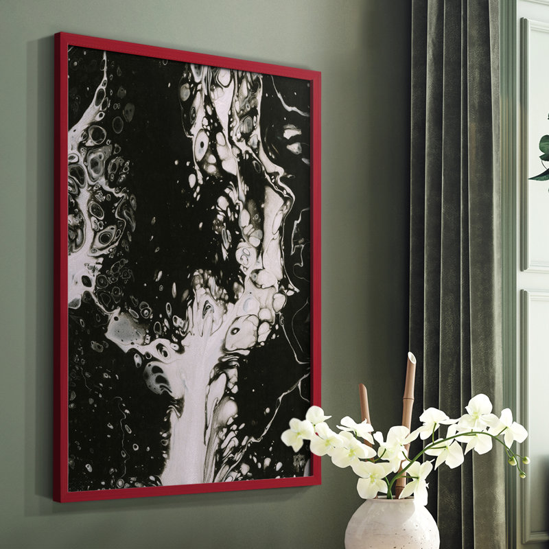 C37 Framed Print - Solid Wood, Red, 10" H x 8" W