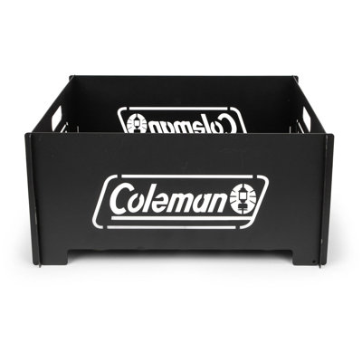 Black Stainless Steel Wood Burning Fire Pit