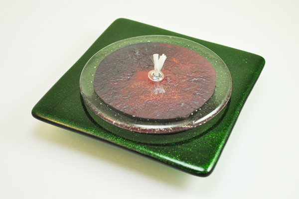 Bougie à pot sans parfum, Vert