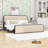 Metal Frame Platform Bed Frame with Headboard-688052012
