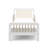Storkcraft Pasadena Toddler Bed And Santos Nighstand With Mattress 3-Piece Kids Furniture Set - White-103830260