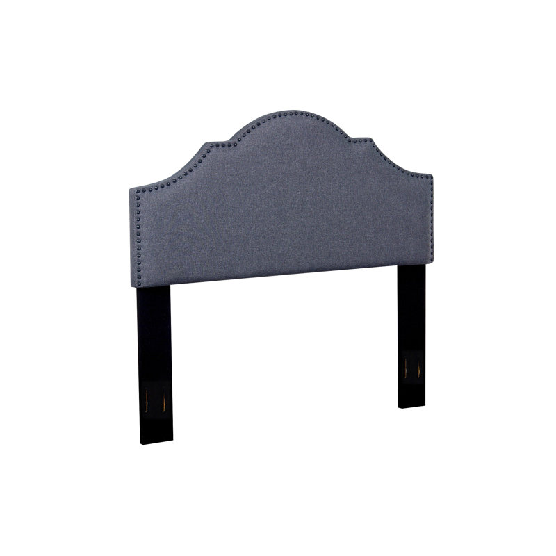 Imala Upholstered Headboard, Dark Gray
