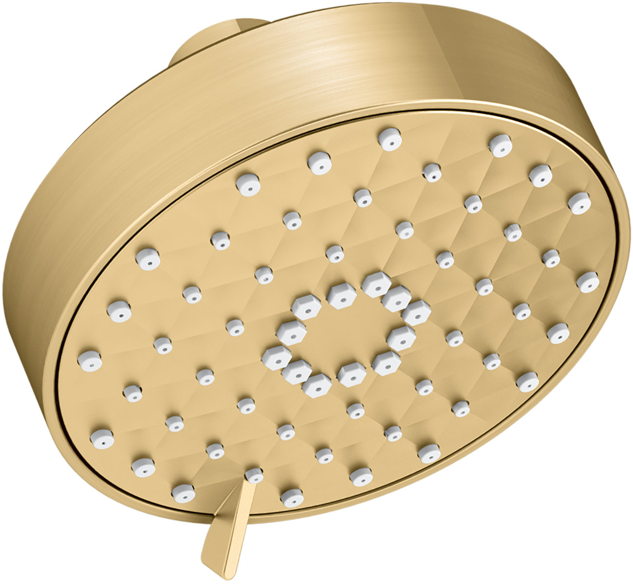 Awaken G110 2.0 GPM Low Flow Shower Head, Vibrant Brushed Moderne Brass