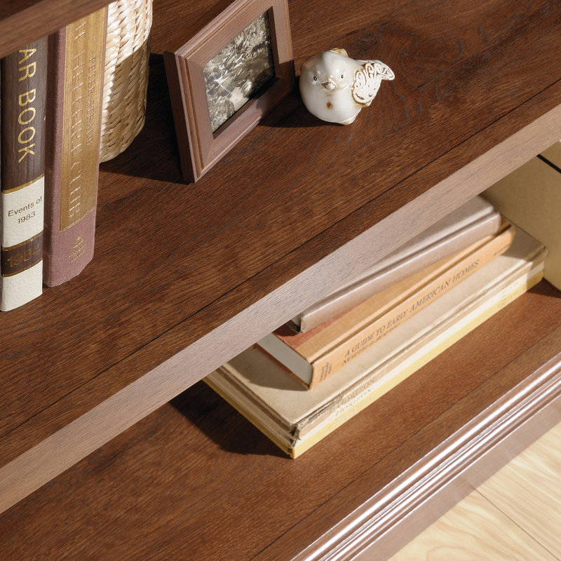 Hartman Bookcase, Oiled Oak, (2 Shelves) 29.92" H x 35.28" W x 13.31" D