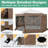 15x15 Screen Room with Mosquito Netting, Hub Tent Instant Screened Canopy-105094394