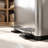 10 Gallon Silver Two-Section Recycling and Trash Bin with Independent Foot Pedals-136076411