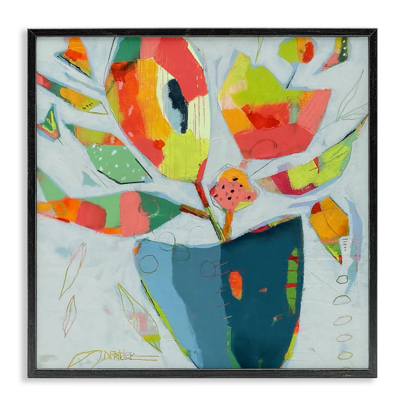 «Get My Groove On», dessin de Dianna Fritzler, H 24 po x l 24 po, Giclée encadrée noir minuit