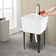 19.68'' L x 19'' W Free Standing Laundry Sink with Faucet