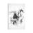 Swan In Black And White by Cornel Vlad - Wrapped Canvas Painting-1049852289