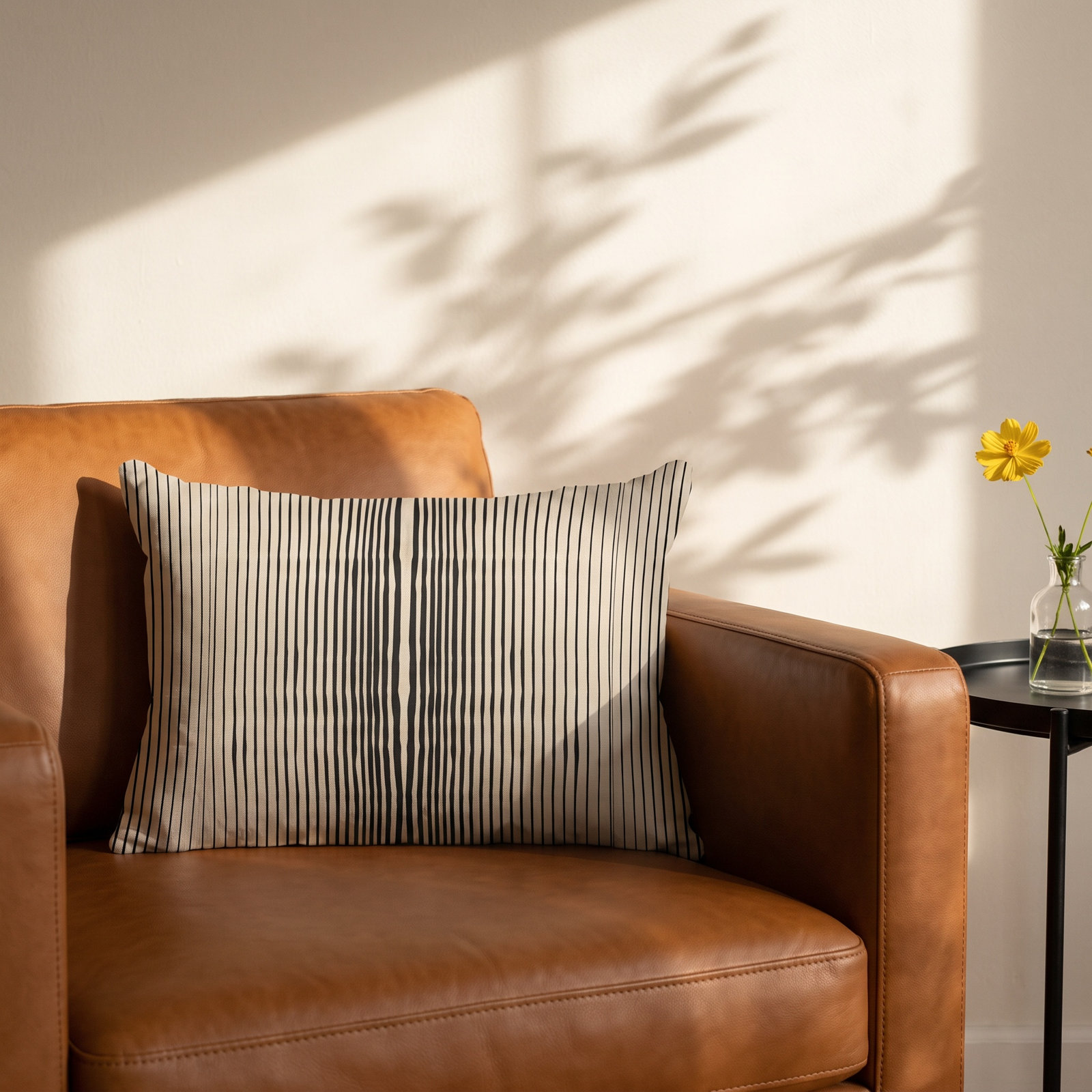 Ash Indoor/Outdoor Lumbar Throw Pillow, Fawn